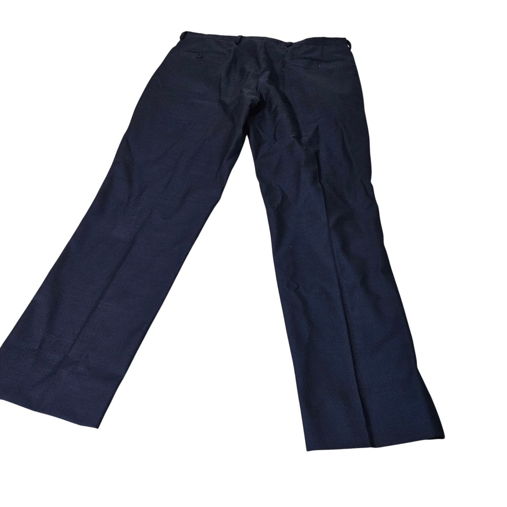 Brooks Bros REGENT Men's Navy Blue Dress Pants VITALE BARBERIS Classic 33x30 - Picture 2 of 11